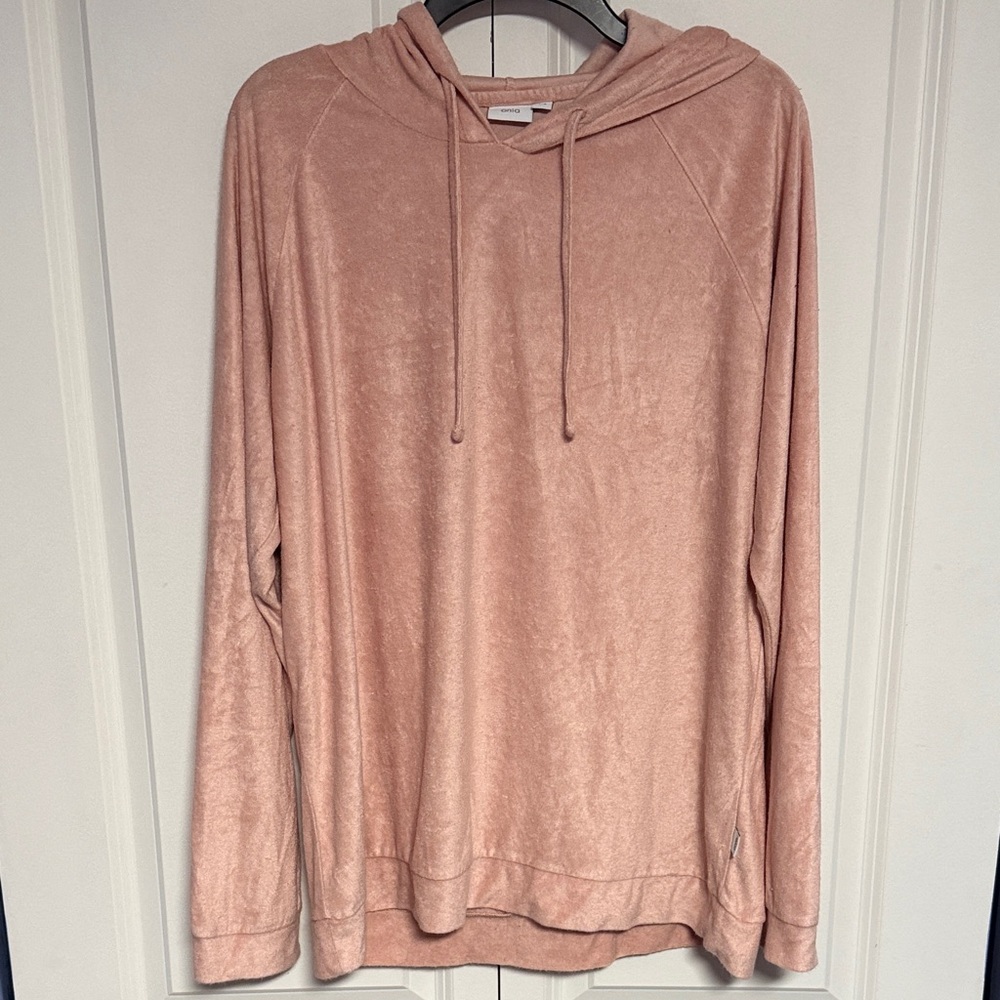 Onia Light Pink Hooded Sweater
